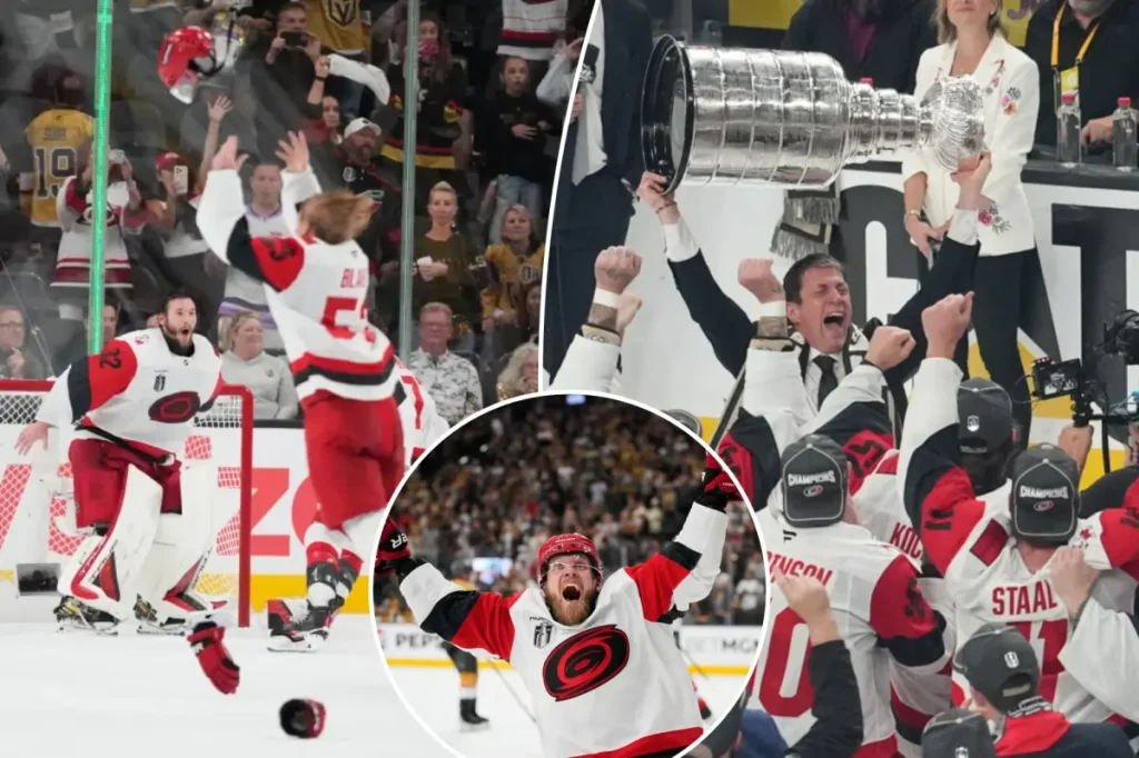 Hurricanes' defense blanked Golden Knights to win the Stanley Cup.