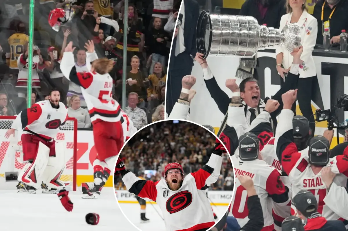 Hurricanes' defense blanked Golden Knights to win the Stanley Cup.