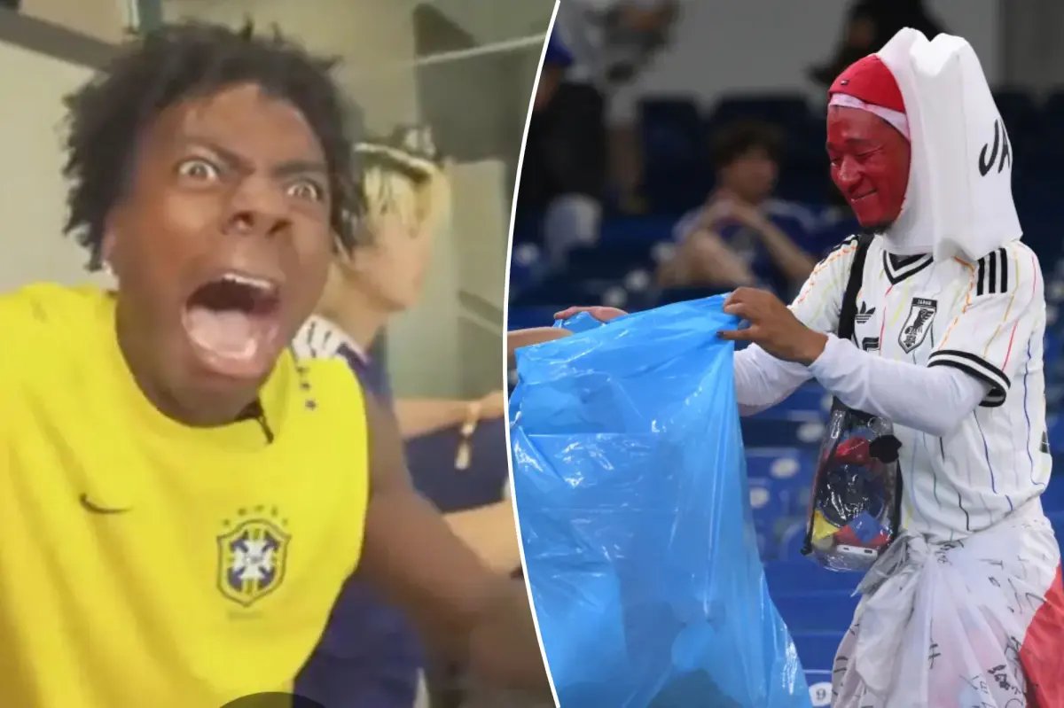 IShowSpeed assists Japanese fans in cleaning the stadium following World Cup 2026 defeat