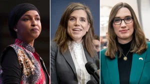 Ilhan Omar and Sarah McBride make fun of Nancy Mace after her loss in the GOP gubernatorial primary.