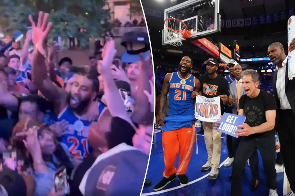 Iman Shumpert skips ESPN podcast to celebrate with Knicks fans
