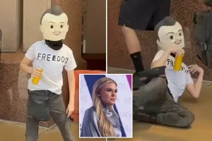 Imposter dresses as Charlie Kirk and mimics his murder at an event organized by his widow