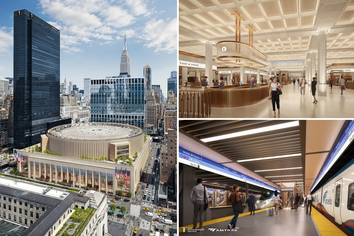 Impressive new renderings show what to expect at NYC's Penn Station.