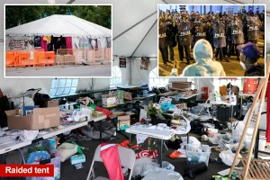 Inside the well-equipped anti-ICE coalition shelter searched by federal agents near Delaney Hall -- where protestors engage in puzzles and games