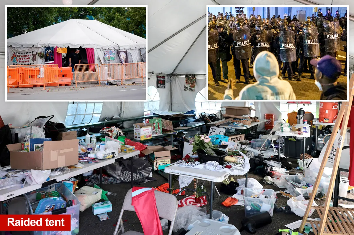 Inside the well-equipped anti-ICE coalition shelter searched by federal agents near Delaney Hall -- where protestors engage in puzzles and games