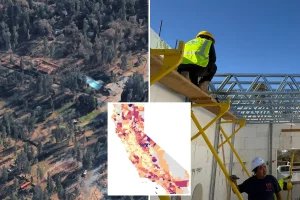 Insurance costs in California rise sharply, with wildfire risk areas experiencing the largest increase.