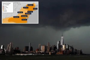 Intense storms in the Northeast pose risks to millions with anticipated heavy rain and strong winds.