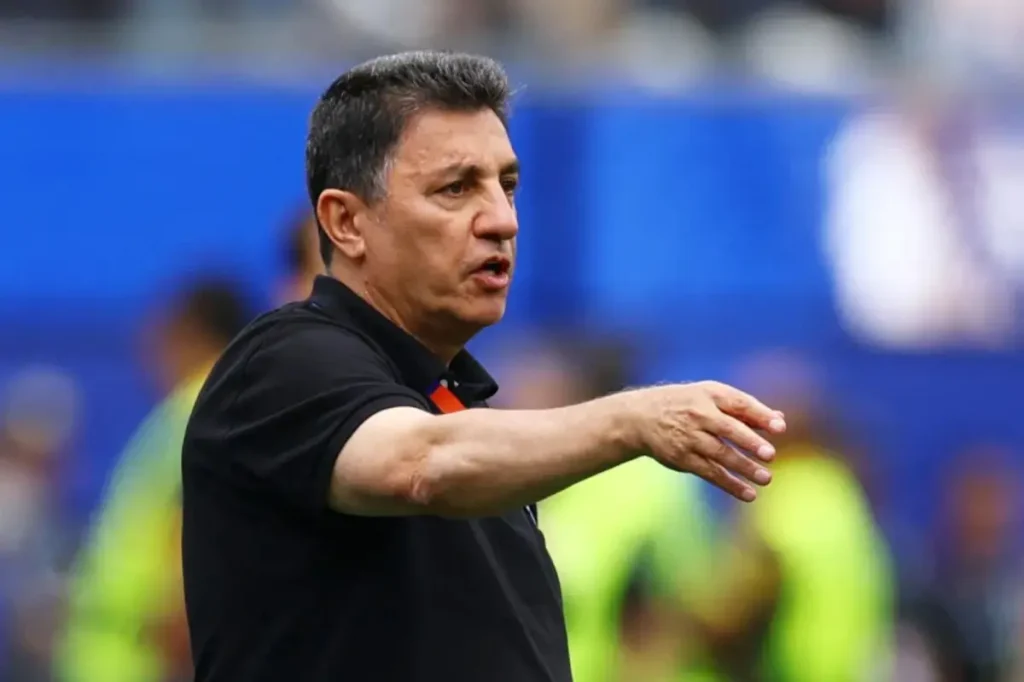 Iran coach Amir Ghalenoei expresses his frustration about the World Cup after the draw with Belgium.