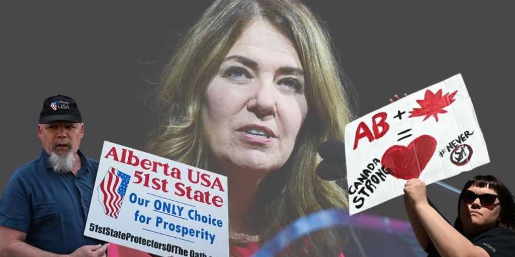 Is Alberta considering leaving Canada? Either way, Premier Danielle Smith is under pressure.