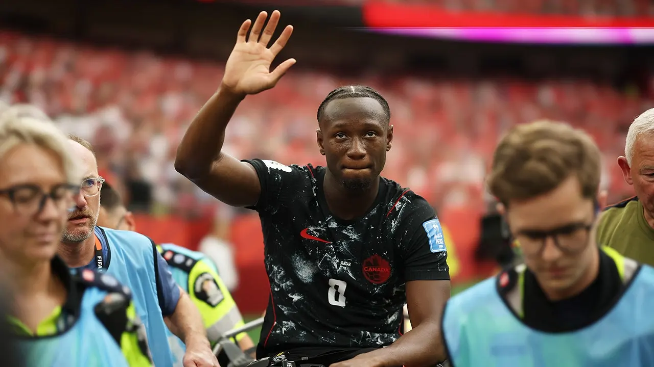 Ismaël Koné sustains a severe leg injury during Canada’s 6-0 victory in the World Cup