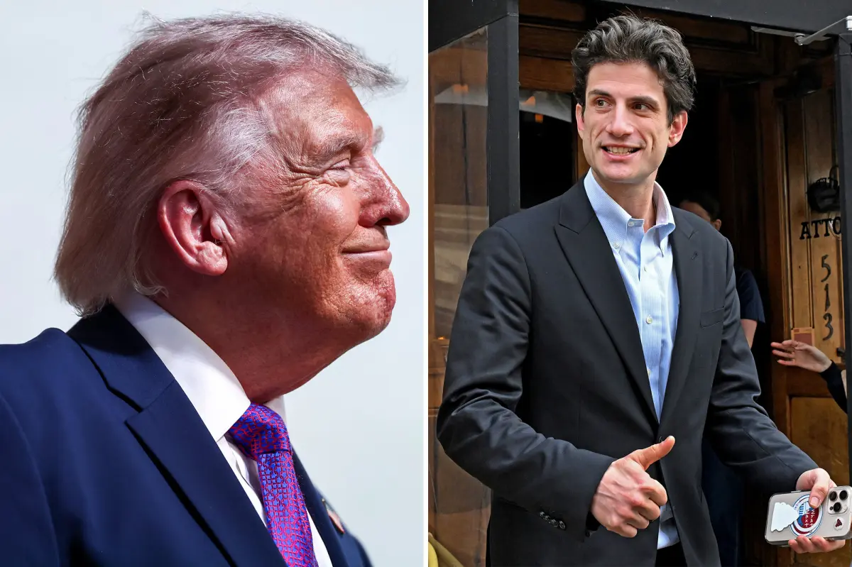 Jack Schlossberg describes Trump as a 'genius' who is 'in all our minds'