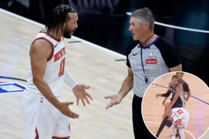 Jalen Brunson: How I held back from responding after Wemby's shove
