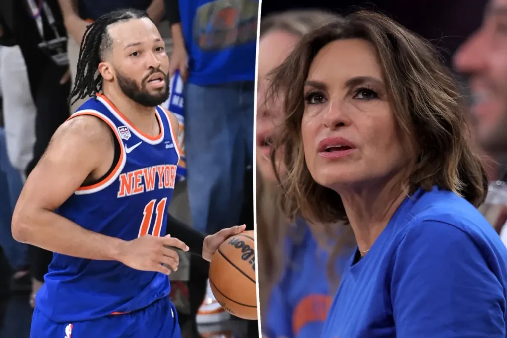 Jalen Brunson makes light of his plans following the Knicks' victory — and it includes Mariska Hargitay