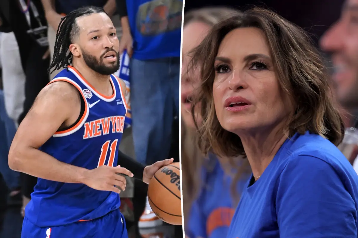 Jalen Brunson makes light of his plans following the Knicks' victory — and it includes Mariska Hargitay