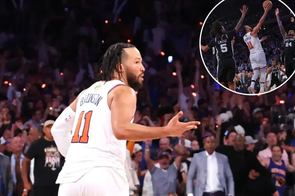 Jalen Brunson steadily worked towards helping the Knicks secure an unexpected Game 4 victory