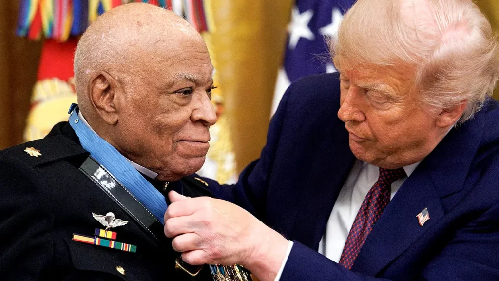James Capers Jr. honored with Medal of Honor for his bravery in Vietnam by Trump