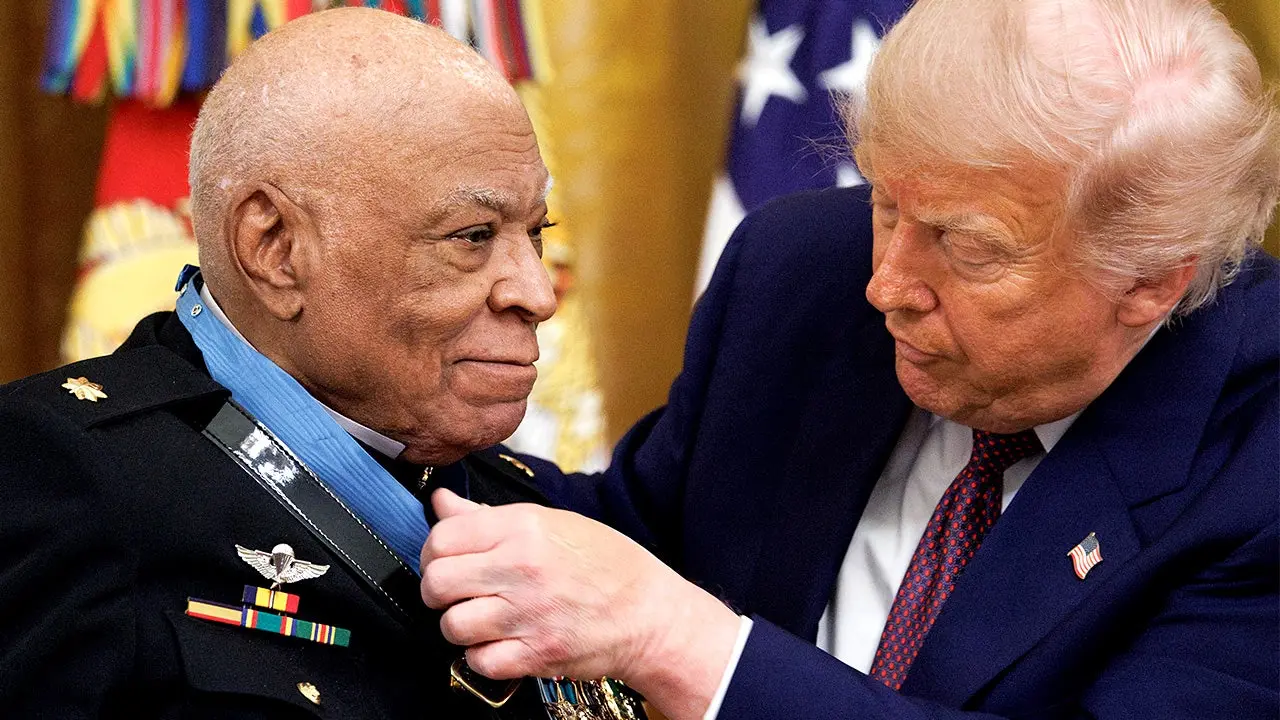 James Capers Jr. honored with Medal of Honor for his bravery in Vietnam by Trump