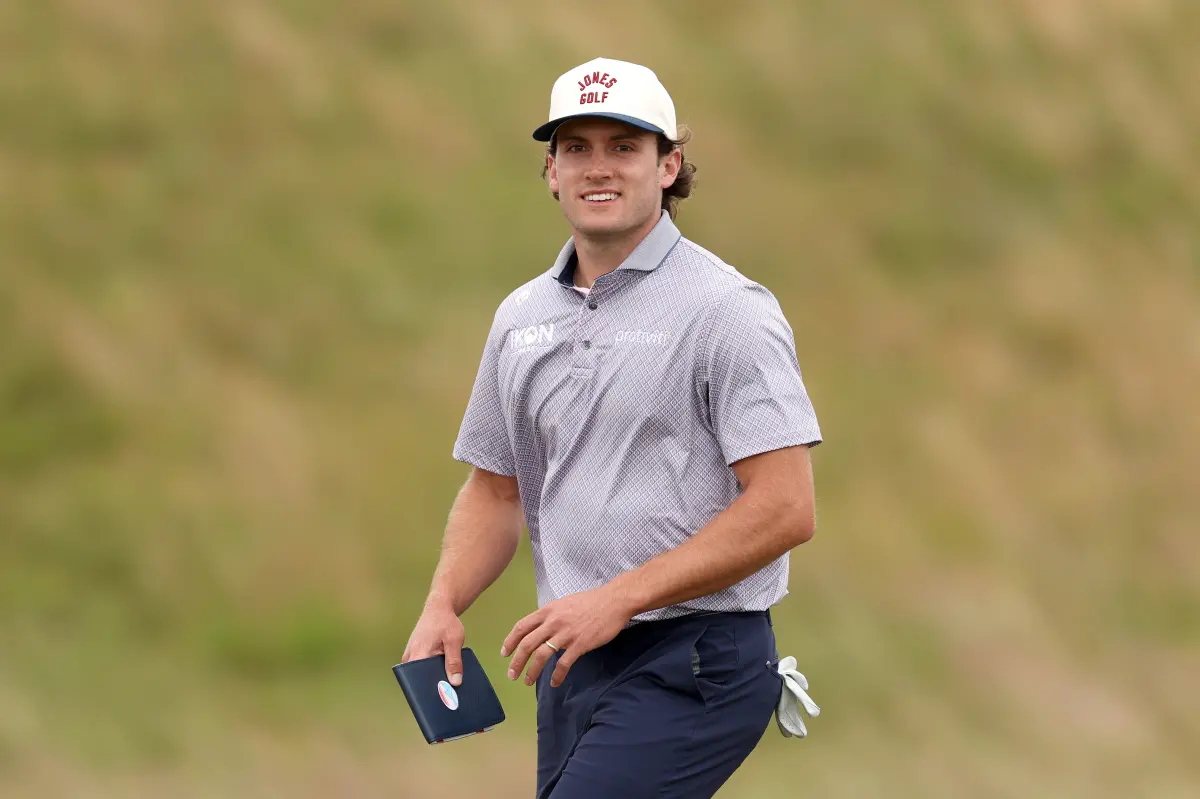 James Nicholas from Westchester pursuing a memorable moment at the U.S. Open in his home state