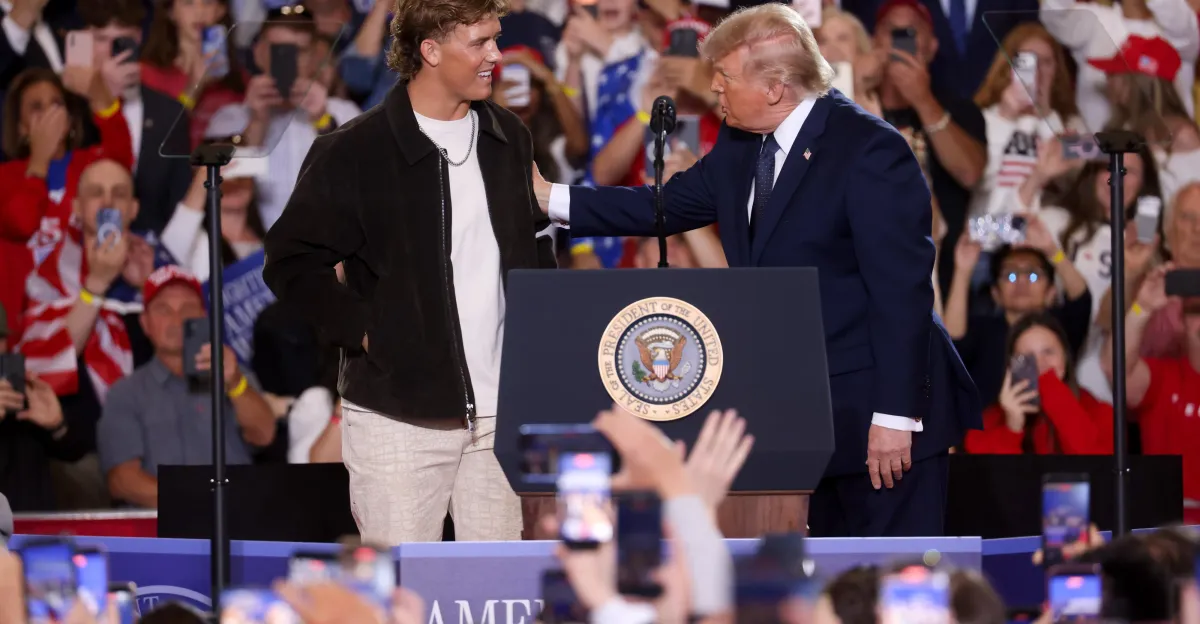 Jaxson Dart chose to back Trump, and now he must deal with the consequences from the Giants.