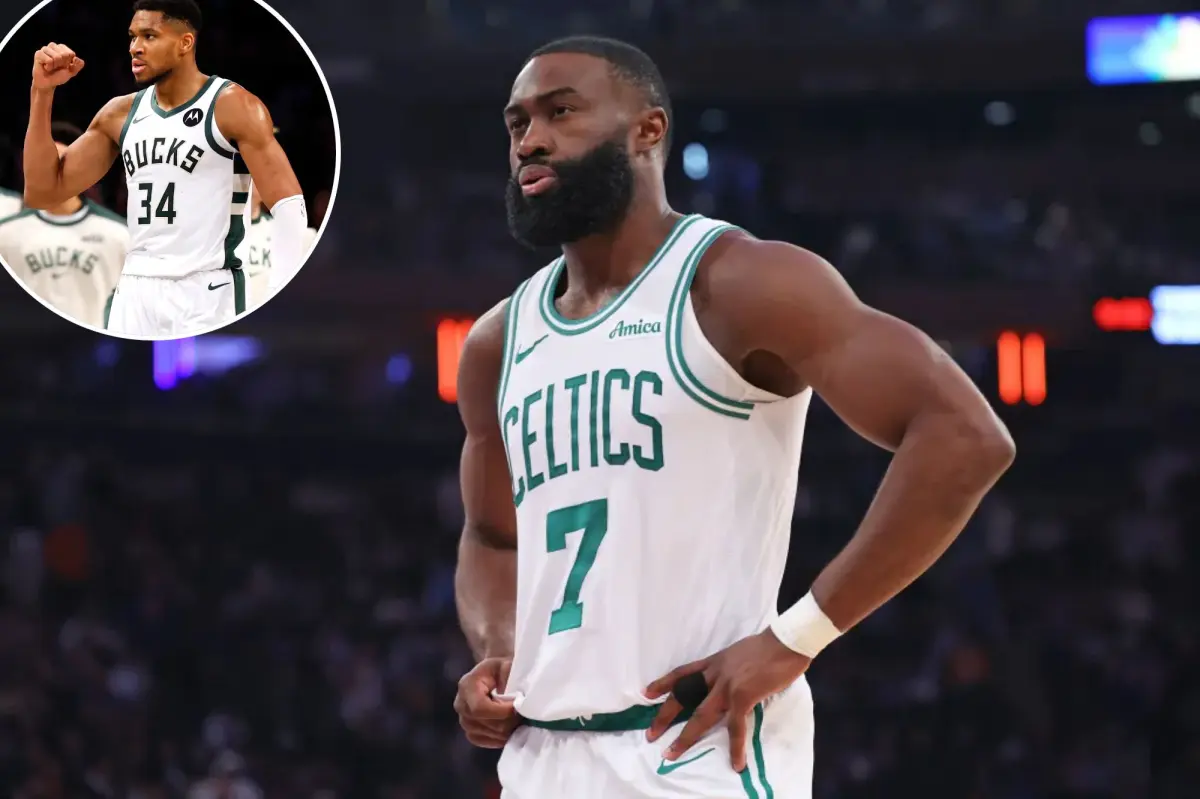 Jaylen Brown speaks out about possible Giannis trade