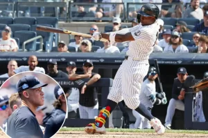 Jazz Chisholm Jr. hits a home run with Aaron Judge's bat in Yankees victory