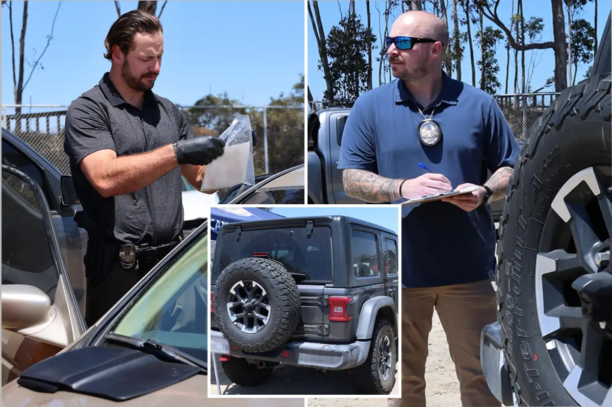 Jeep theft group in San Diego County caught following a series of car thefts and a highway pursuit