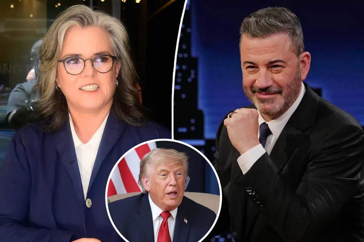 Jimmy Kimmel brings in former Trump opponent Rosie O'Donnell to take over for him as he steps back from his late-night program.