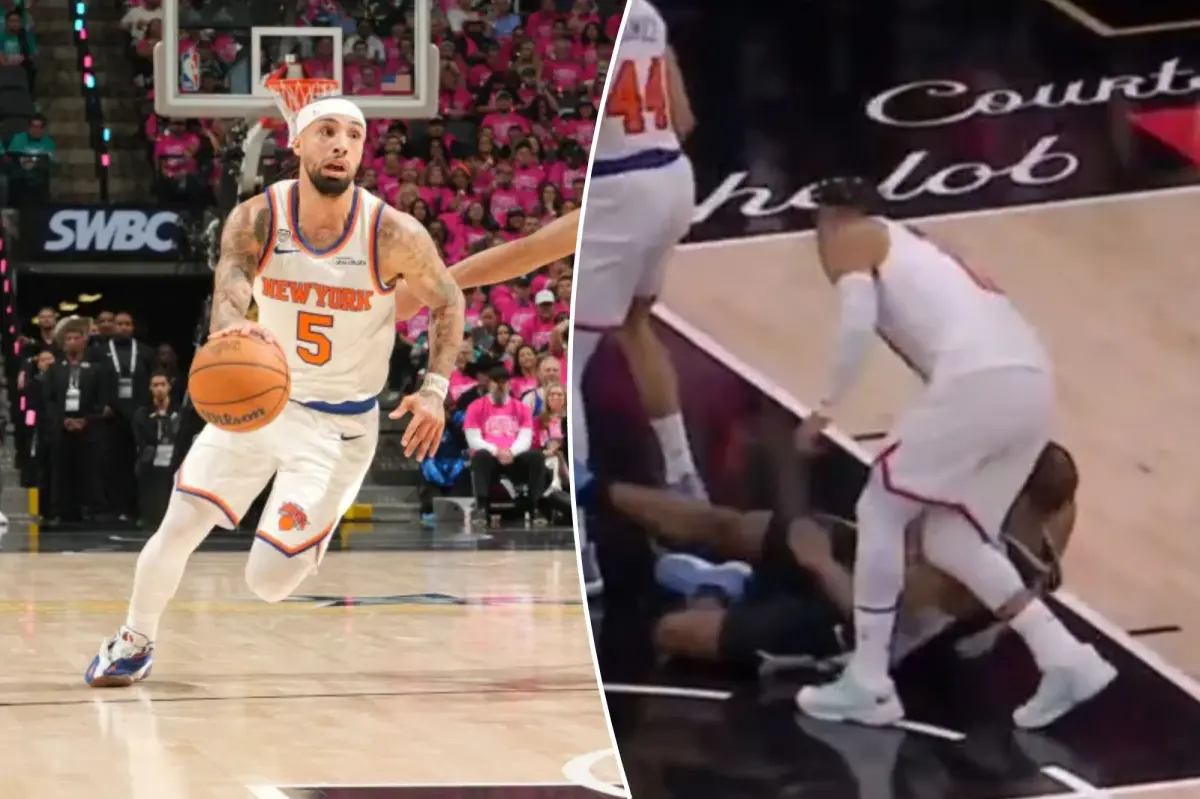 Jose Alvarado shows courage in crucial NBA Finals moment for Knicks