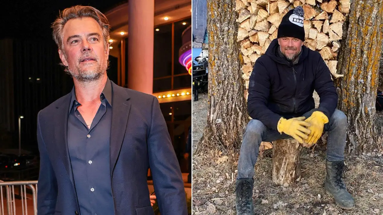 Josh Duhamel shares that his remote cabin offers 'complete freedom' and helps calm him.