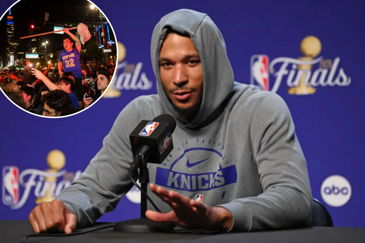 Josh Hart from the Knicks criticizes the 'absurd' ticket costs for the NBA Finals at Madison Square Garden.