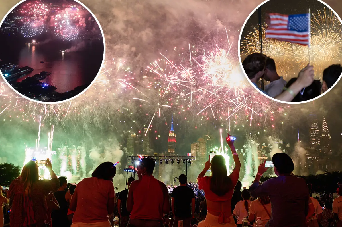 July 4 fireworks will launch from the Hudson and East rivers for America's 250th anniversary