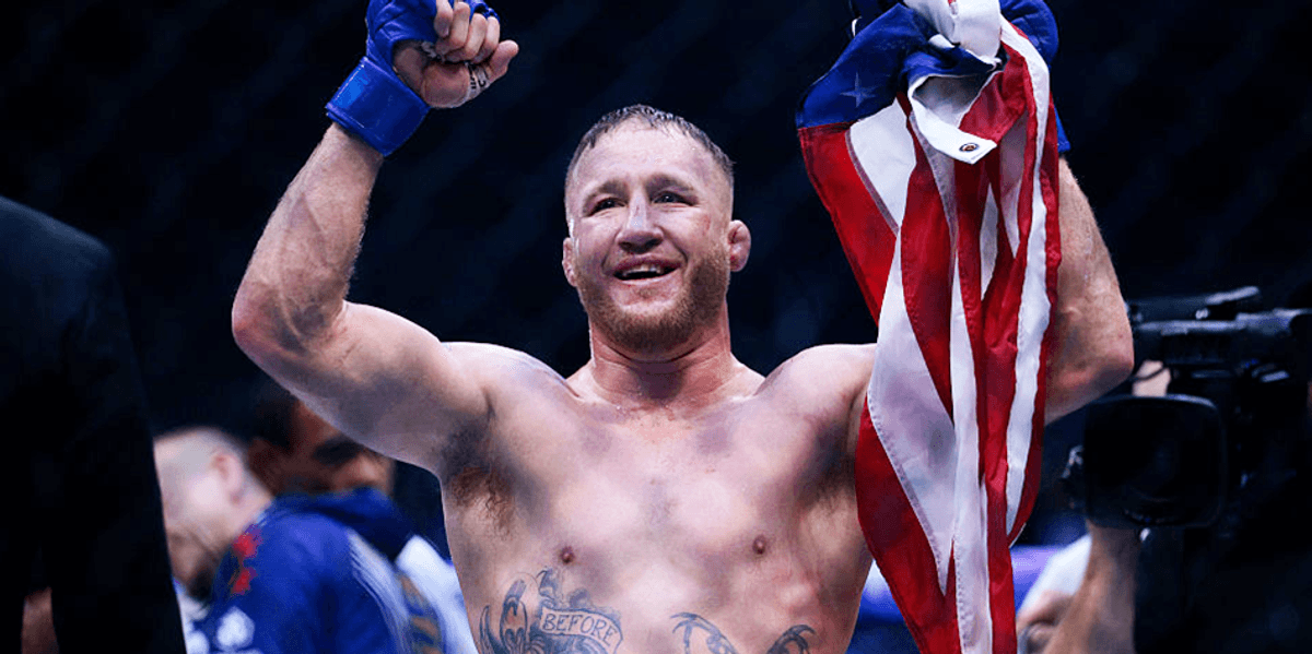 Justin Gaethje's UFC victory speech beautifully embodies the American spirit, saying, "I prayed so much for this."