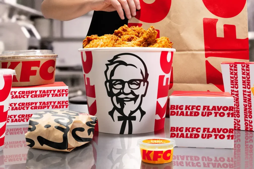 KFC introduces new menu offerings and a refreshed logo
