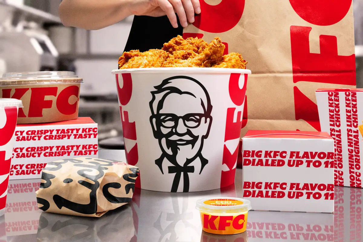 KFC introduces new menu offerings and a refreshed logo