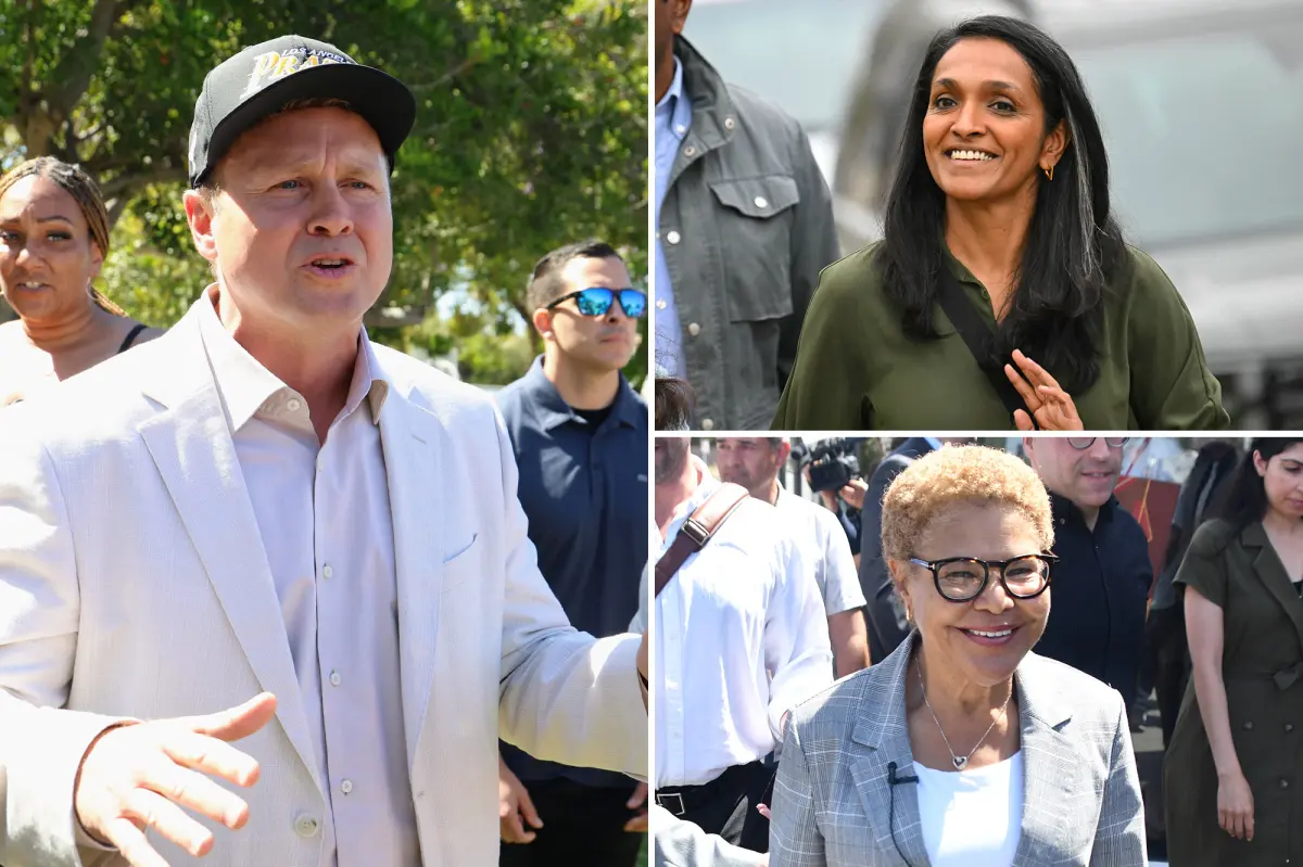Karen Bass and Spencer Pratt support Nithya Raman in early returns for Los Angeles mayor.