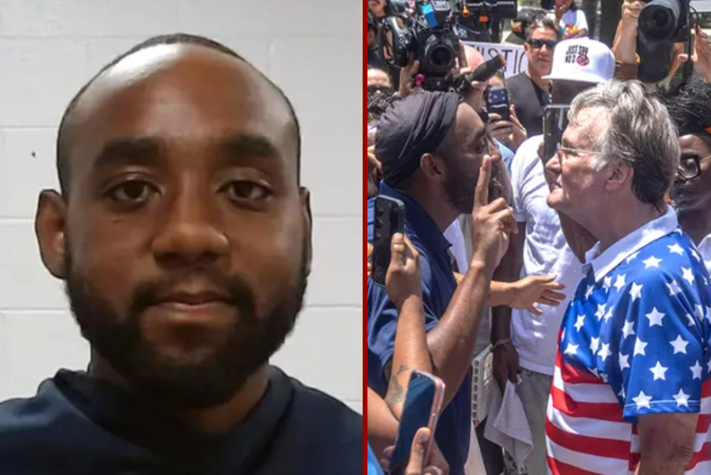 Karmelo Anthony fan taken into custody outside courthouse after heated altercation