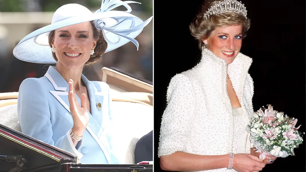 Kate Middleton’s Trooping the Colour outfit pays tribute to the late Princess Diana.