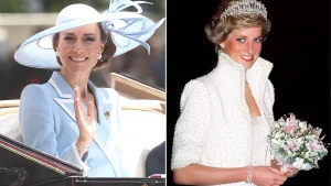 Kate Middleton’s Trooping the Colour outfit pays tribute to the late Princess Diana.