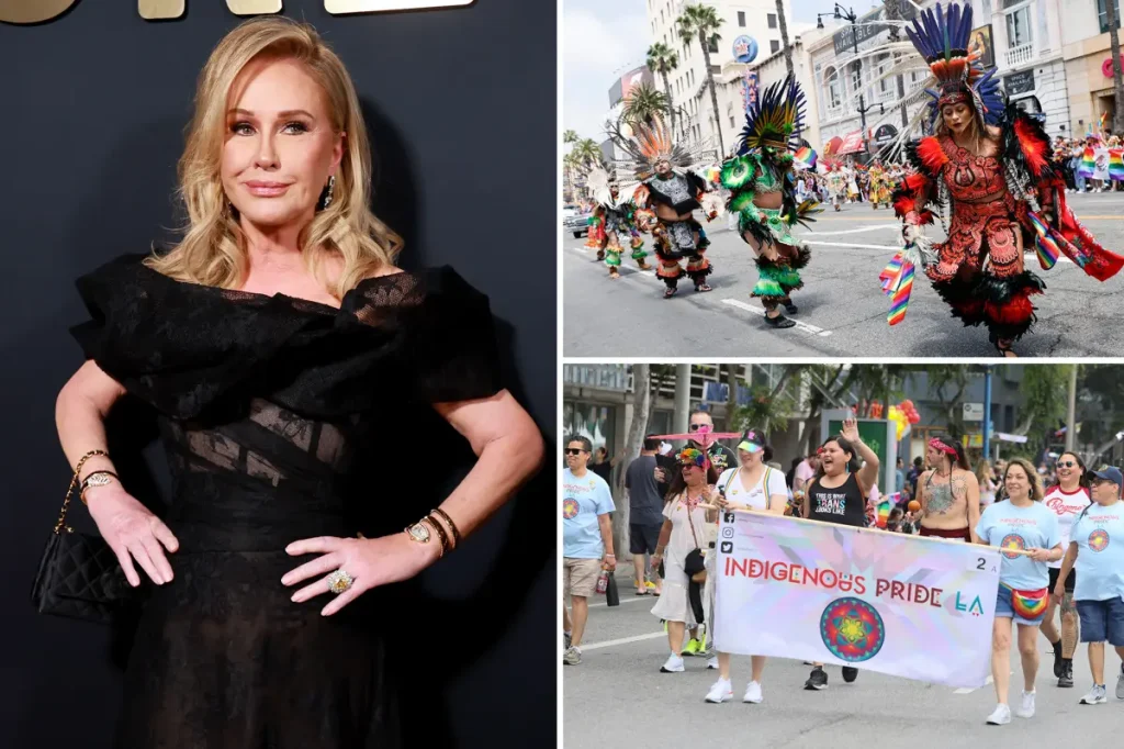 Kathy Hilton from 'Housewives' resigns from her position at the WeHo Pride parade