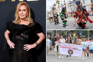 Kathy Hilton from 'Housewives' resigns from her position at the WeHo Pride parade