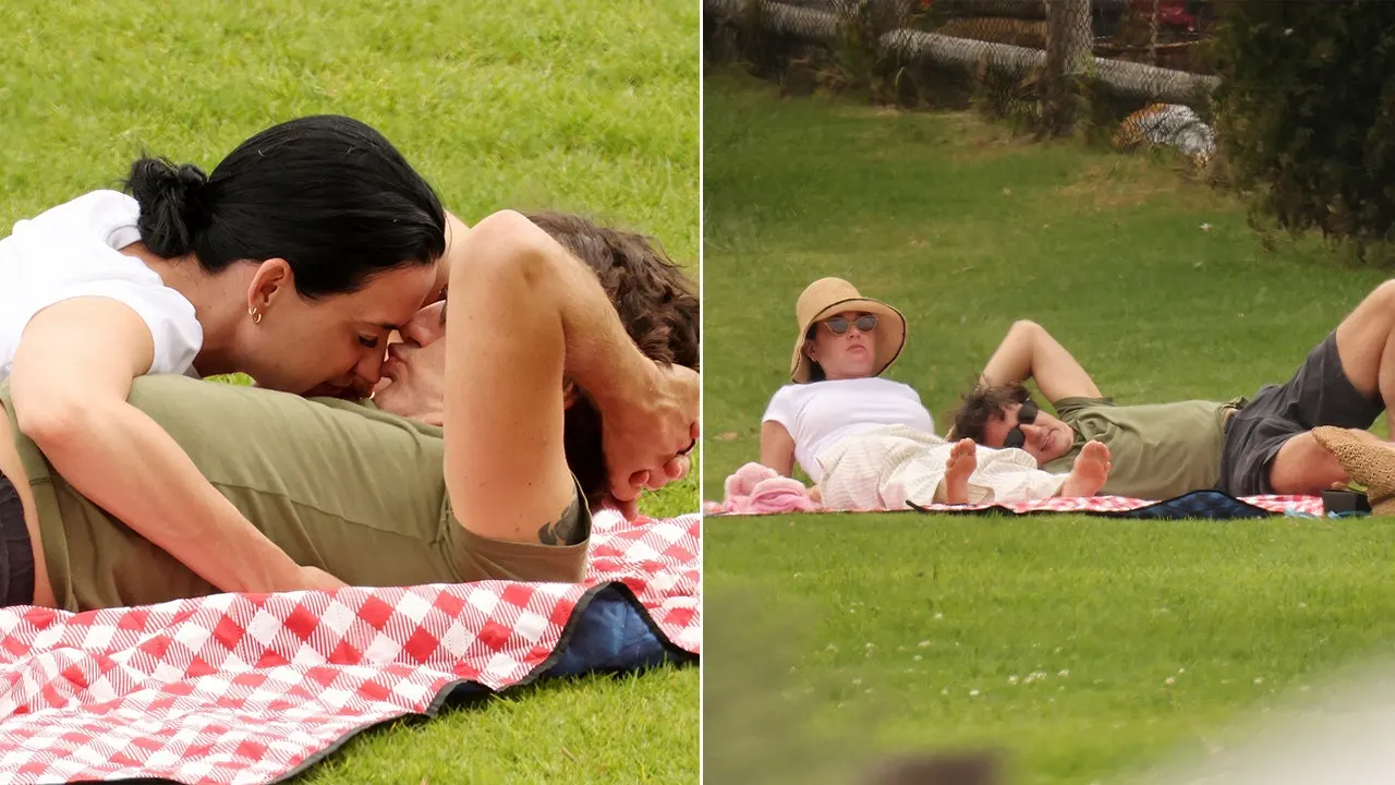 Katy Perry and Justin Trudeau seen sharing a kiss at a picnic in Santa Barbara.