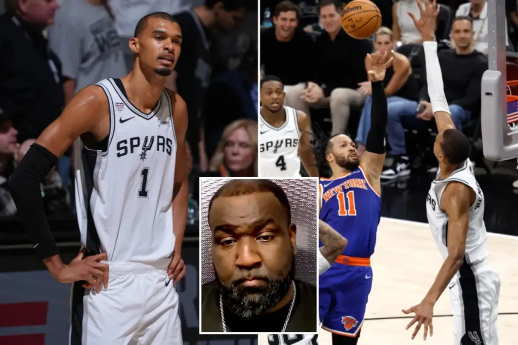 Kendrick Perkins criticizes Victor Wembanyama for his 'soft' performance in the NBA Finals