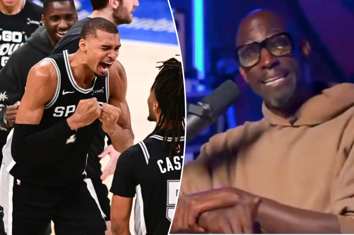 Kevin Garnett criticizes Wemby for being 'too emotional' after reaching the NBA Finals