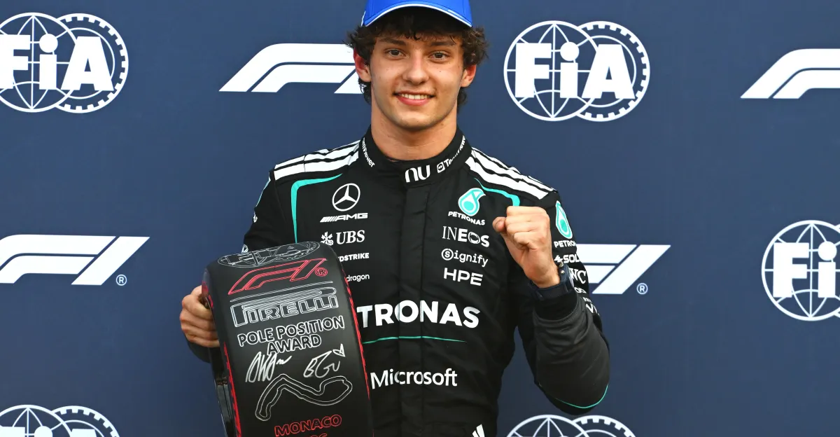 Kimi Antonelli outpaces Lewis Hamilton to claim victory at the Monaco Grand Prix