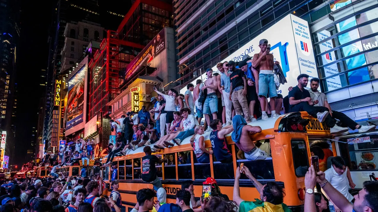 Knicks NBA championship celebration descends into chaos as police make arrests