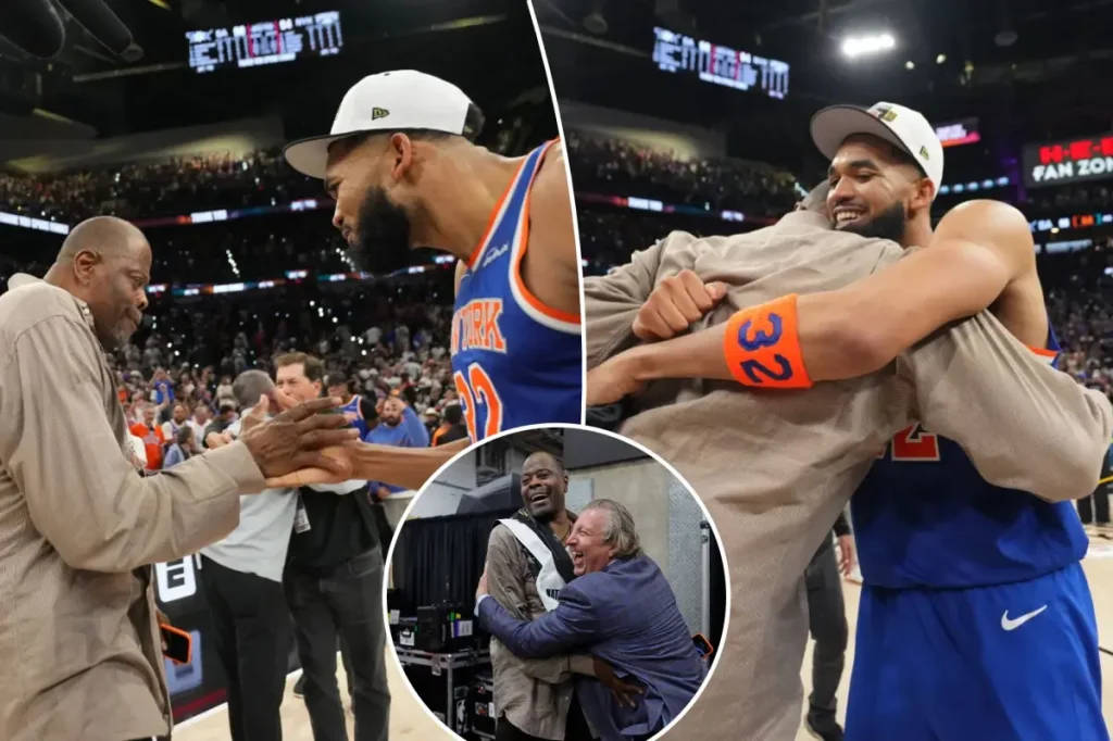 Knicks' NBA championship finally gave Patrick Ewing a moment to breathe.