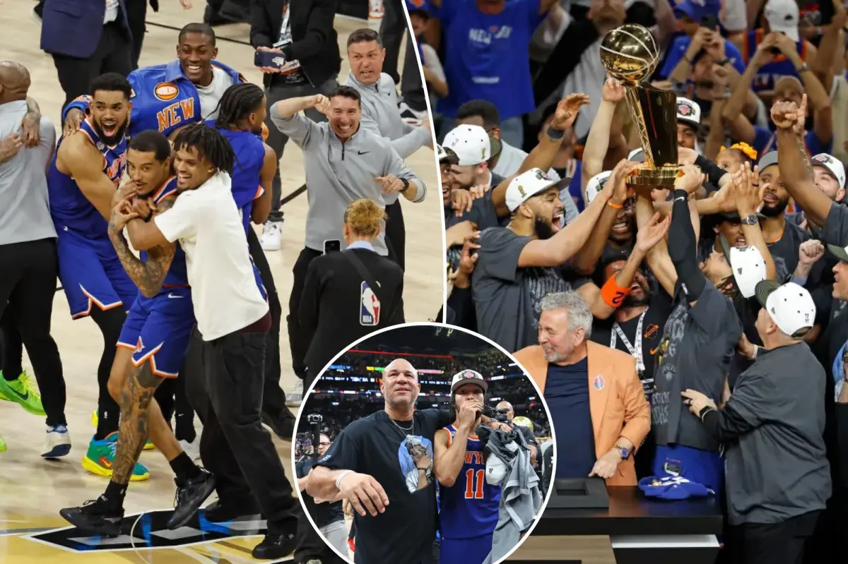 Knicks celebrate freely after months of intense focus and determination