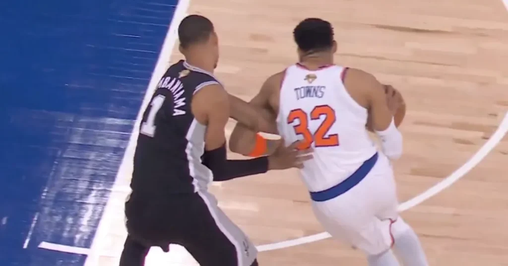 Knicks collapse swiftly following disputed foul calls in NBA Finals Game 4 against Spurs