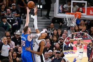Knicks encounter a major task in preventing Victor Wembanyama from scoring in the paint.