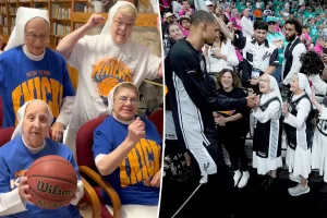 Knicks excitement sparks a clash between social media influencer nuns and viral Spurs sisters